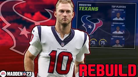 I Attempted To Rebuild The Worst Team In Madden Madden Houston