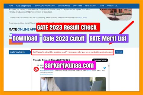 GATE 2023 Result Released LIVE Updates Gate Iitk Ac In Result Link