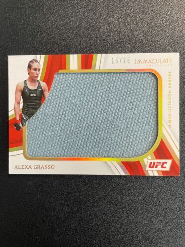 Immaculate Collection Ufc Alexa Grasso Jumbo Octagon Canvas