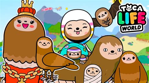 All Sloths Toca Life World 😻 Toca Boca Sloths Collection Youtube