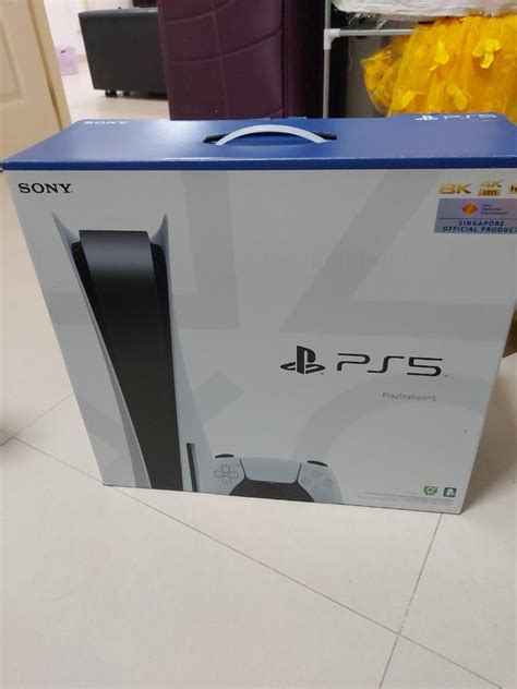 Sony Ps5 Box Video Gaming Video Game Consoles Playstation On Carousell