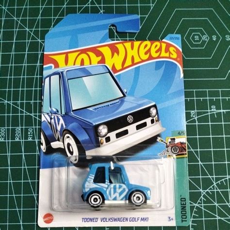 Hot Wheels Tooned Volkswagen Golf Mk Shopee Malaysia