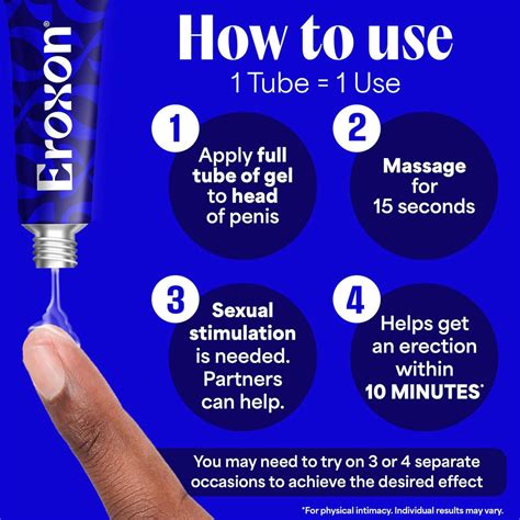 Eroxon StimGel Treatment Gel For Erect Dysfunction Helps You Get An