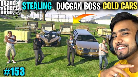 Stealing Duggan Boss Luxury Gold Cars Gta V Gameplay Techno Gamerz