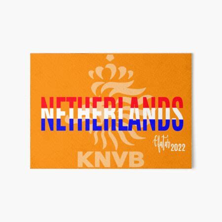 Lámina rígida holanda copa del mundo qatar 2022 de kaandalf Redbubble