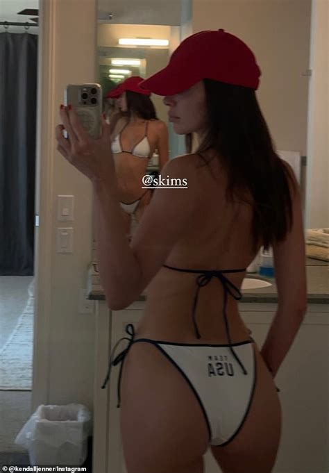 Kendall Jenner Flaunts Her Incredible Figure In A Team USA String