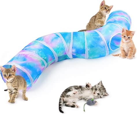 Amazon Ms Dou Cat Tunnels Cat Play Tunnel For Indoor Cats Cat