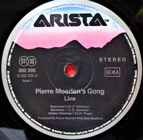 Yahooオークション Lp 独盤 美品 Pierre Moerlens Gong Live