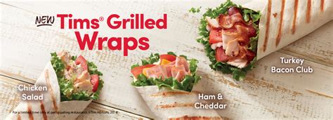 Tim Hortons Canada NEW Grilled Wraps & NEW Salted Caramel Iced Capp ...