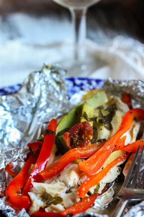 Foil Baked Fish With Summer Veggies Eat Live Run