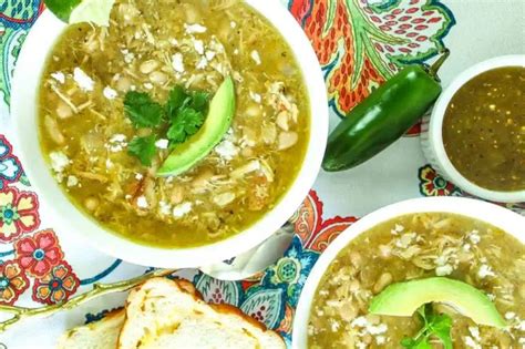 Roasted Green Chile Chicken Soup New Mexico Recipe With Hatch Chiles Chicken And White Bea In