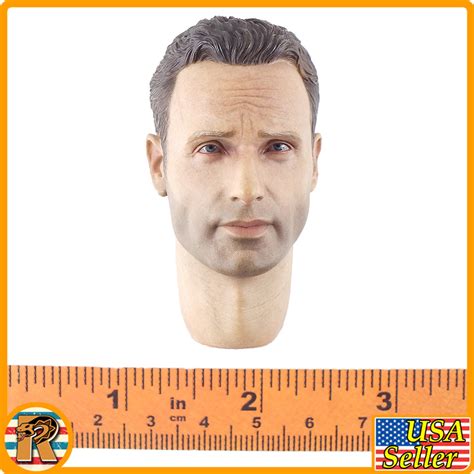 Rick Grimes S1 - Head Sculpt - 1/6 Scale