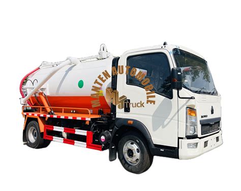 Mini Howo X Cbm L Sewer Cleaning Vacuum Street Sewage Suction