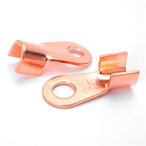 Ring Copper Terminal Lugs Non Insulated Cable Lugs Types Ot Series