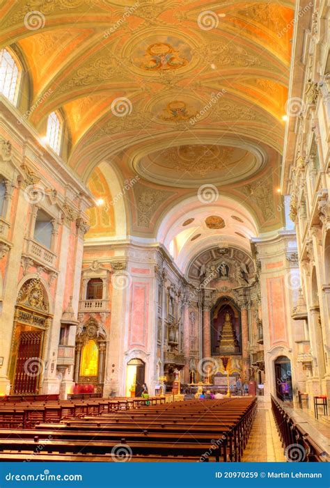 Grace Church Interior, Lisboa Stock Image - Image of christian ...