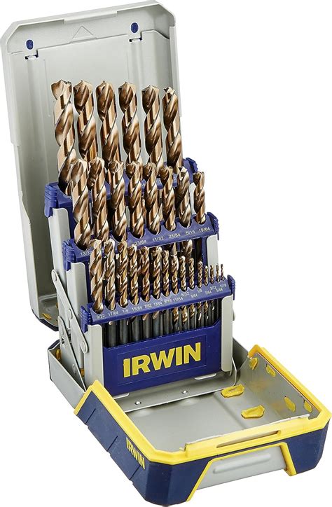 brandclub irwin tools irwin drill bit set  turbomax bits case