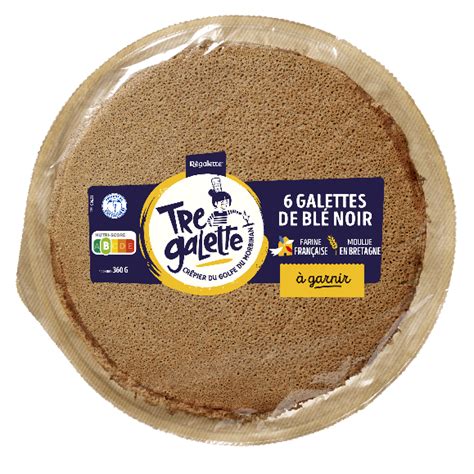 Tregalette Notre gamme de Galettes crêpes natures et garnies Tre