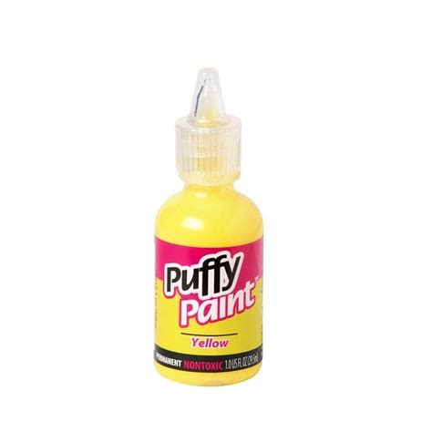 Puffy 3D Puff Paint, Fabric and Multi-Surface, Yellow, 1 fl oz ...