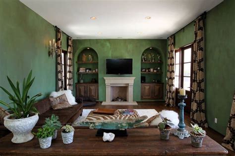 Dark Green Living Room Decor | House Decor Interior