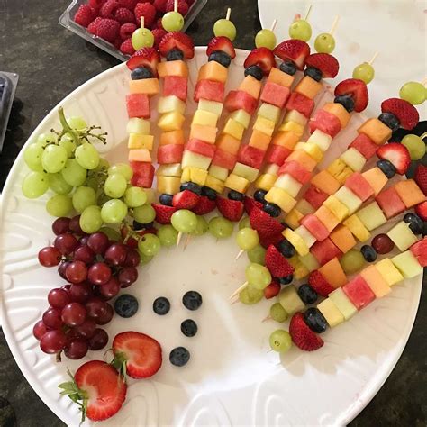 How To Make Rainbow Fruit Kebabs