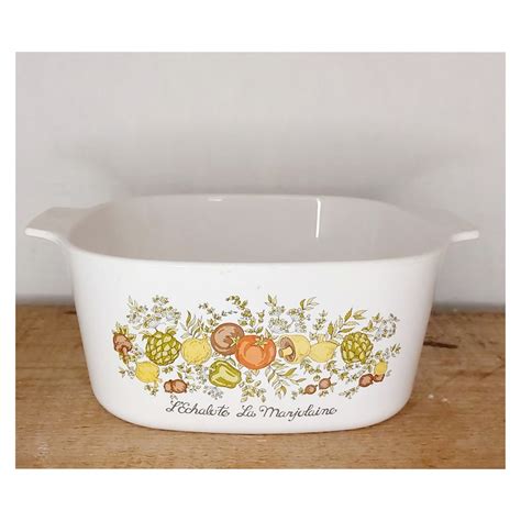 Vintage Corningware Quart Spice Of Life Lechalote La Marjolaine