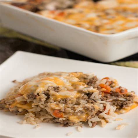 Cheesy Ground Beef Casserole