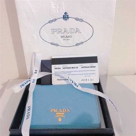 Prada Prada サフィアーノマルチカラー ライトブルーの通販 By Ms Shop｜プラダならラクマ