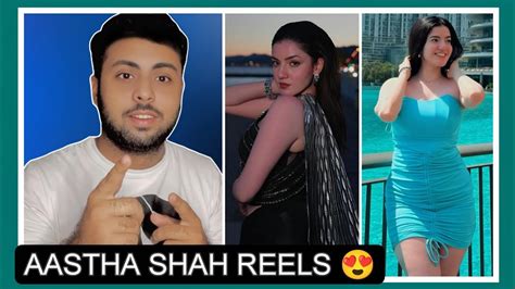 PAKISTANI REACTION ON AASTHA SHAH INSTAGRAM REELS HOT X CUTE REELS DANCE TRANSITION YouTube