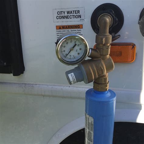 Rv Water Pressure Regulator How To Use A Water Regulator In My Rv