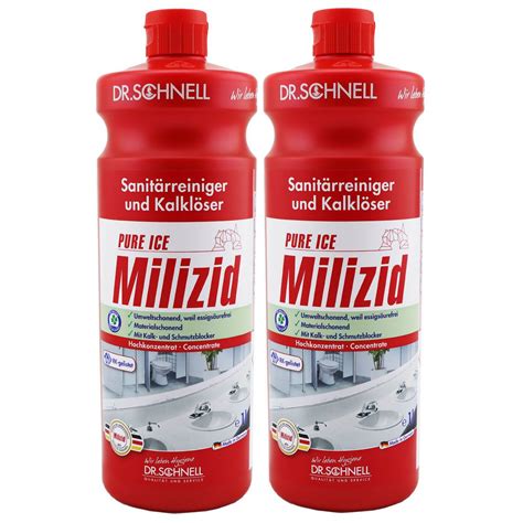 Dr Schnell Milizid Pure Ice X Liter Sanit Rreiniger Kalkl Ser