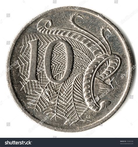 Australian Ten Cent Silver Coin Stock Photo 19284160 Shutterstock