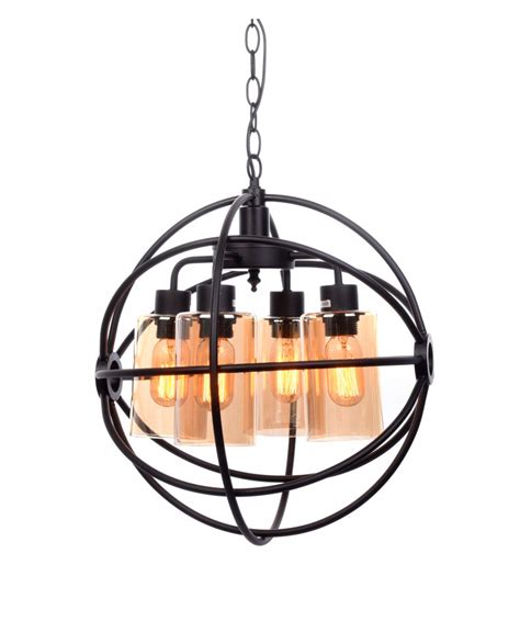 Lampa Wisz Ca Industrialna Loft Czarna Stradi Lumina Deco