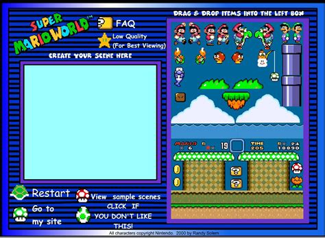 Super Mario Scene Creator 2 - Play Online on Flash Museum 🕹️