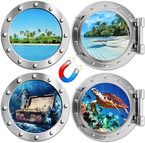 2pcs Cruise Door Magnets Porthole Cruise Ship Door