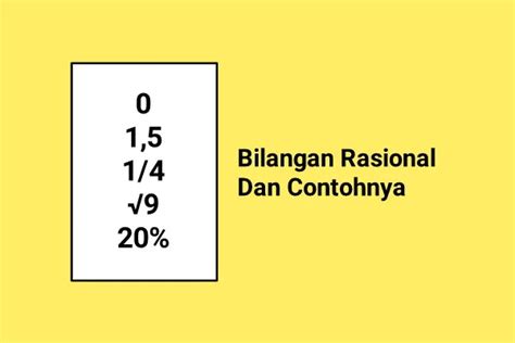 Pengertian Bilangan Rasional Dan Contohnya - Pulpent.com