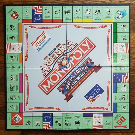 Monopoly The America Special Edition Board Game Features American