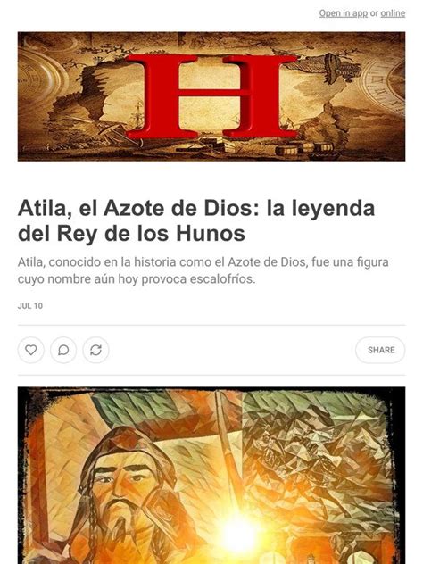 Revista De Historia Atila El Azote De Dios La Leyenda Del Rey De Los