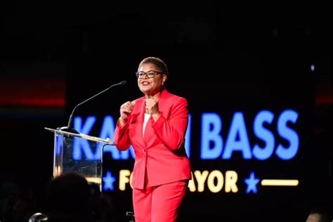 Karen Bass Elected Mayor Becoming First Woman To Lead L A Allsides