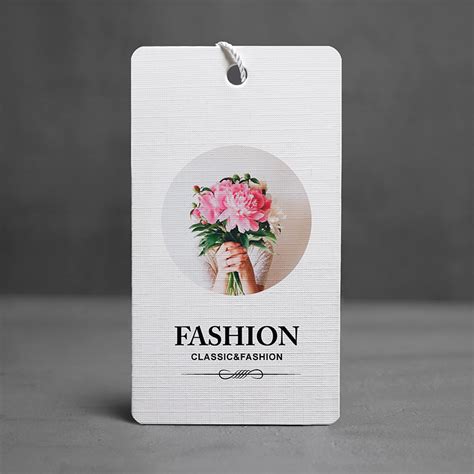 Купить Бирки для одежды 单张莱尼纹特种纸服装吊牌定做商标logo ...