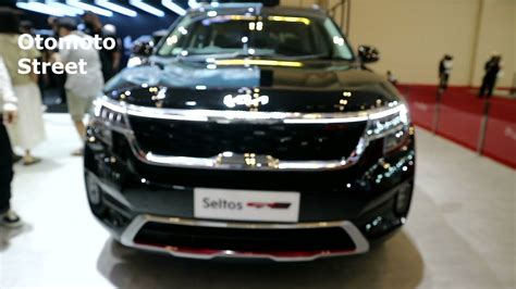 New KIA Seltos 1 4T GDI GT Line 2022 Black Metallic Colour Exterior