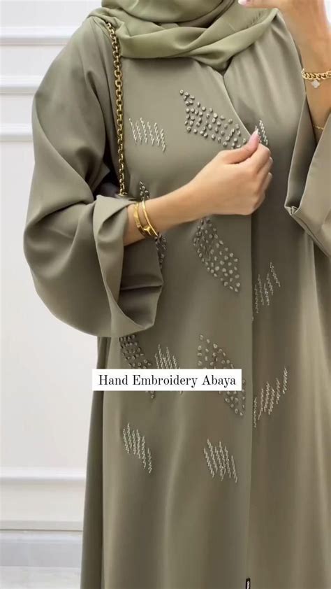 Hand Embroidery Work Abaya Embroidery Work Stylish Abaya Design Dubai