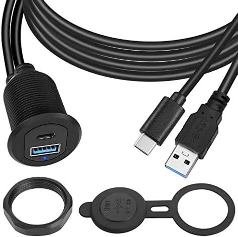 Amazon Qianrenon Usb C Usb Threaded Fixed Embedded Car