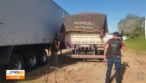 Carreta Vinda Do Par Roubada E Encontrada Em Galp O Na Para Ba