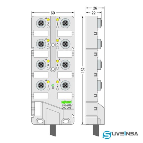 Concentrador De Conectores Para Sensores M Suveinsa