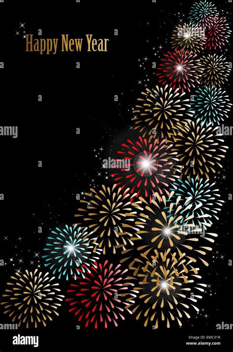 Festliches Feuerwerk Stock Vektorgrafiken Kaufen Alamy