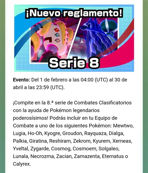 Pokéxperto 💎 On Twitter Las Reglas De La Serie 8 De Combates