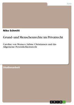 Grund Und Menschenrechte Im Privatrecht Von Niko Schmitt Fachbuch