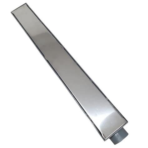 Ralo Linear Oculto X Cm Sifonado Grelha Cega Inox Polido Coletora