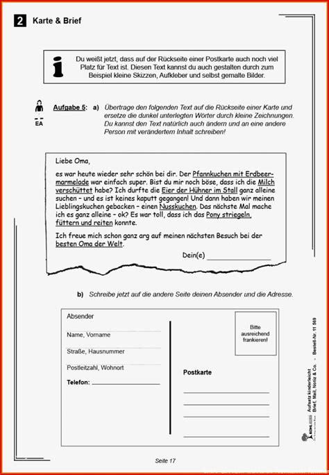 Briefe Schreiben Grundschule Arbeitsbl Tter Kostenlos Kreationen F R