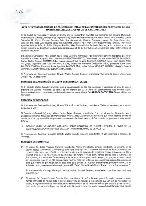 PDF ACTA DE SESIÓN ORDINARIA DE CONCEJO MUNICIPAL DE PDF file